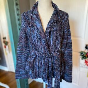 Express Purple Woven Sweater Cardigan. 💜🙋‍♀️🤩
